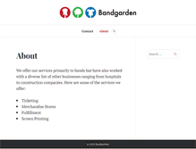 Tablet Screenshot of bandgarden.com