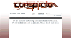 Desktop Screenshot of conspirator.bandgarden.com